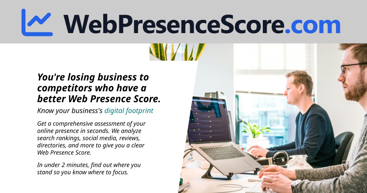 "My website looks fine. Why isn't the phone ringing?" — pitch section image